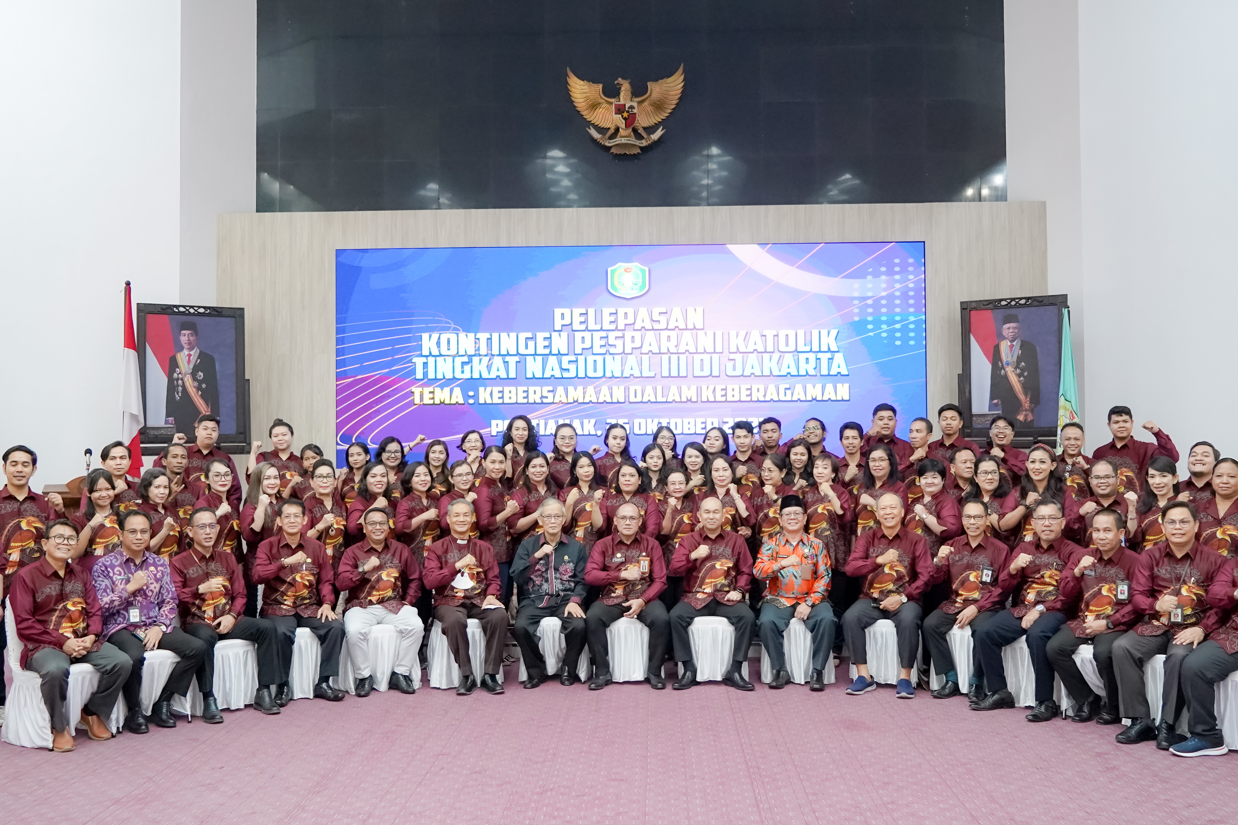 250 Peserta PESPARANI Katolik Kalbar Siap Berkompetisi di DKI Jakarta