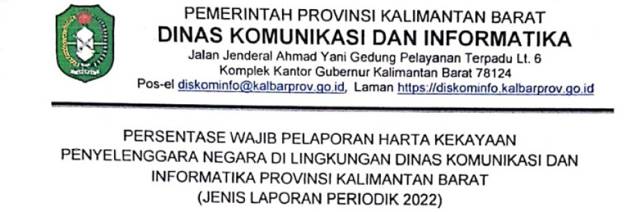 Informasi Jumlah dan Persentase Wajib LHKPN